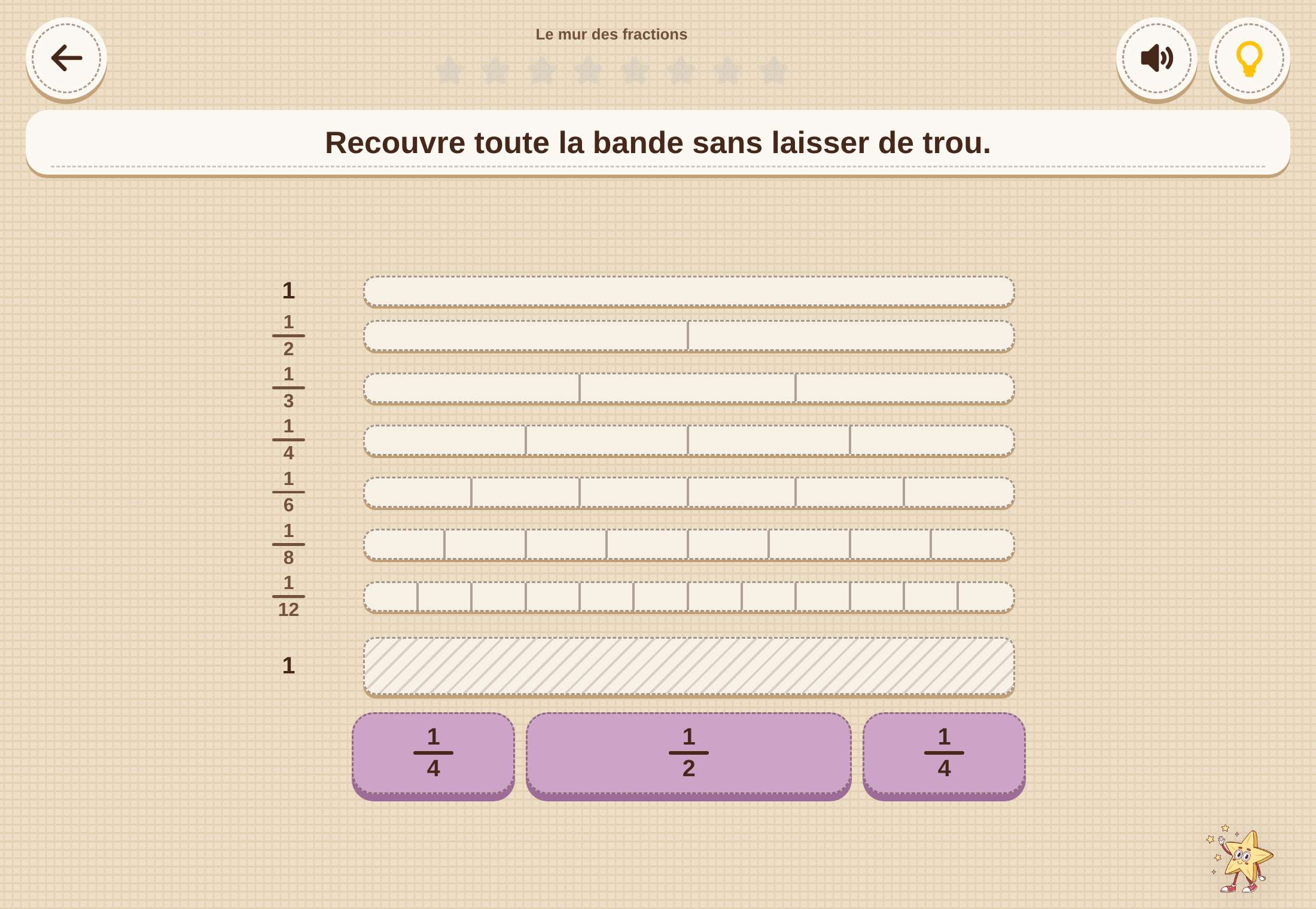 Le mur des fractions