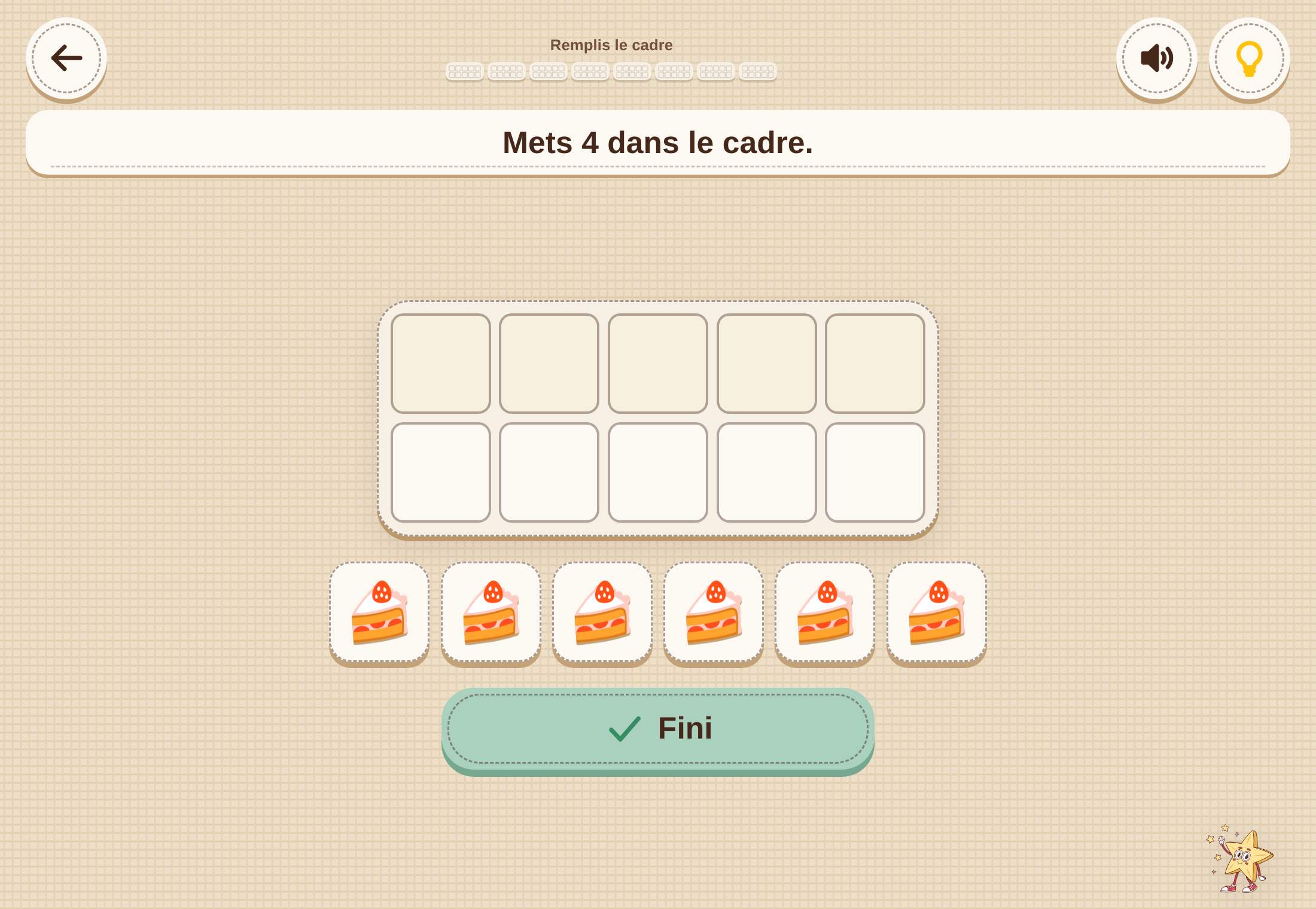 Remplis le cadre