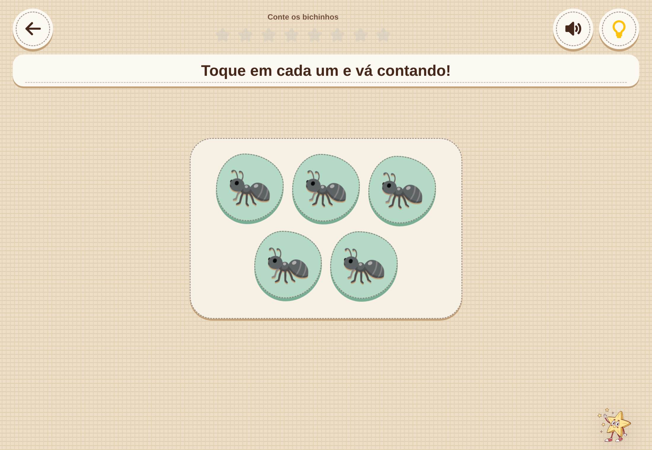 Conte os bichinhos